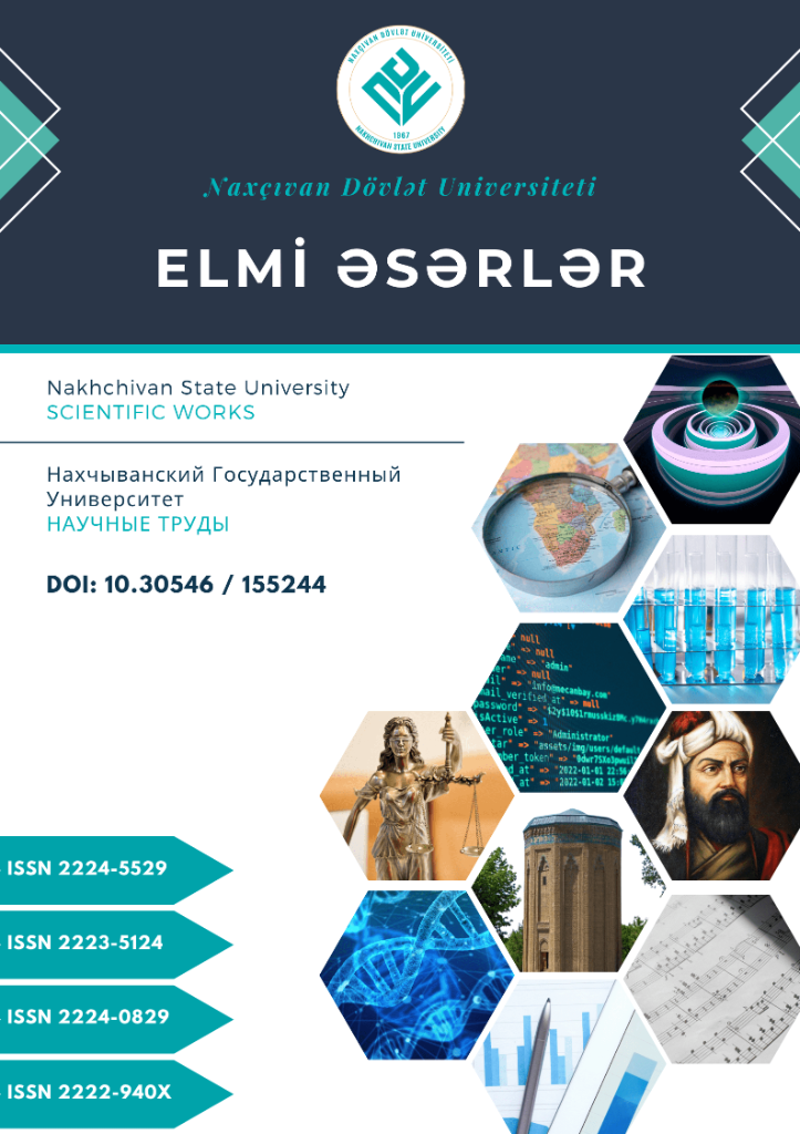 NAXÇIVAN DÖVLƏT UNİVERSİTETİNİN ELMİ ƏSƏRLƏRİ